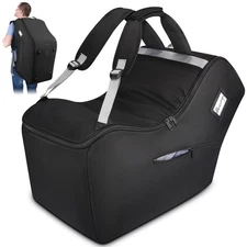 Padded Car Seat Travel Bag Backpack Compatible with All Nuna Pipa Car Seat an...