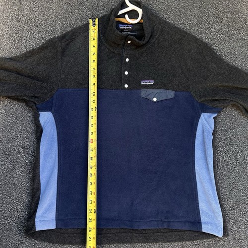 Chaqueta Patagonia Synchilla Snap-T Para Hombre Grande Polar Pullover Aire Libre Adulto - Imagen 3 de 5