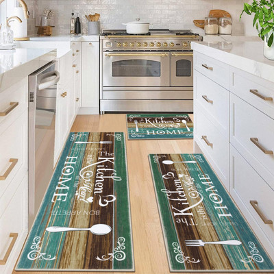 Boho Kitchen Rug Sets 3 Pieces, Washable Kitchen Mats for Floor, Non Slip Sof...