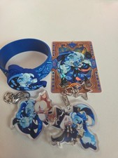 Cookie Run Kingdom Shadow Milk Cookie Set-WristbanAcrylic Keychain,photo card