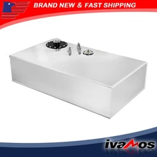 For 17 Gallon 54L New level Sender＋Slim Aluminum Race Drift Fuel Cell Gas Tank