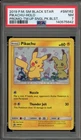 Pokemon Pikachu Team UP Blister Pk. Black Star Holo Promo SM162 PSA 7