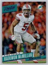 2017 PANINI PRESTIGE #241 RAEKWON MCMILLAN XTRA POINTS BLUE MIAMI DOLPHINS RC