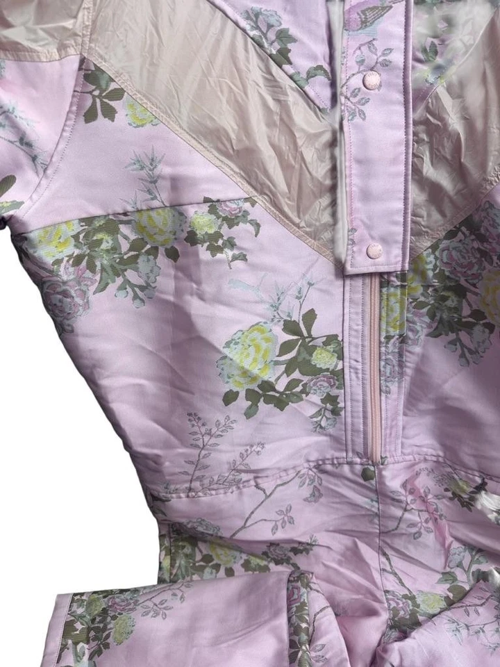 Puma x Rihanna Fenty Pink Jacquard Active Jumpsuit Size 0 Oversized - image 4 of 4