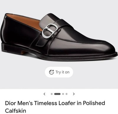 The Dior Timeless Loafer horsebit detailing loafer black