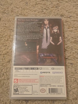 Death Mark – Nintendo Switch – Version US – Neuf Sous Blister – Visual Novel
