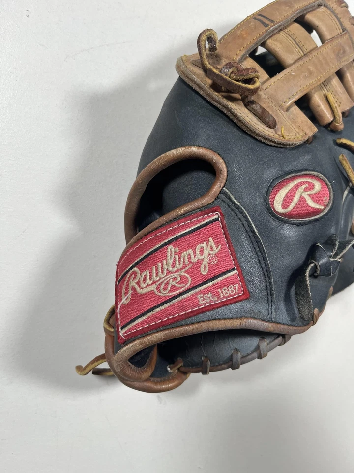 Guante de béisbol Rawlings Heart of the Hide PRO200-6JBT 11.5 I-Web negro tostado Foto 4 de 4