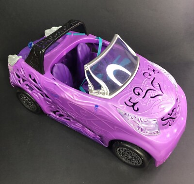 Monster High Scaris City Of Frights Purple Convertible Sports Car Free Shipping