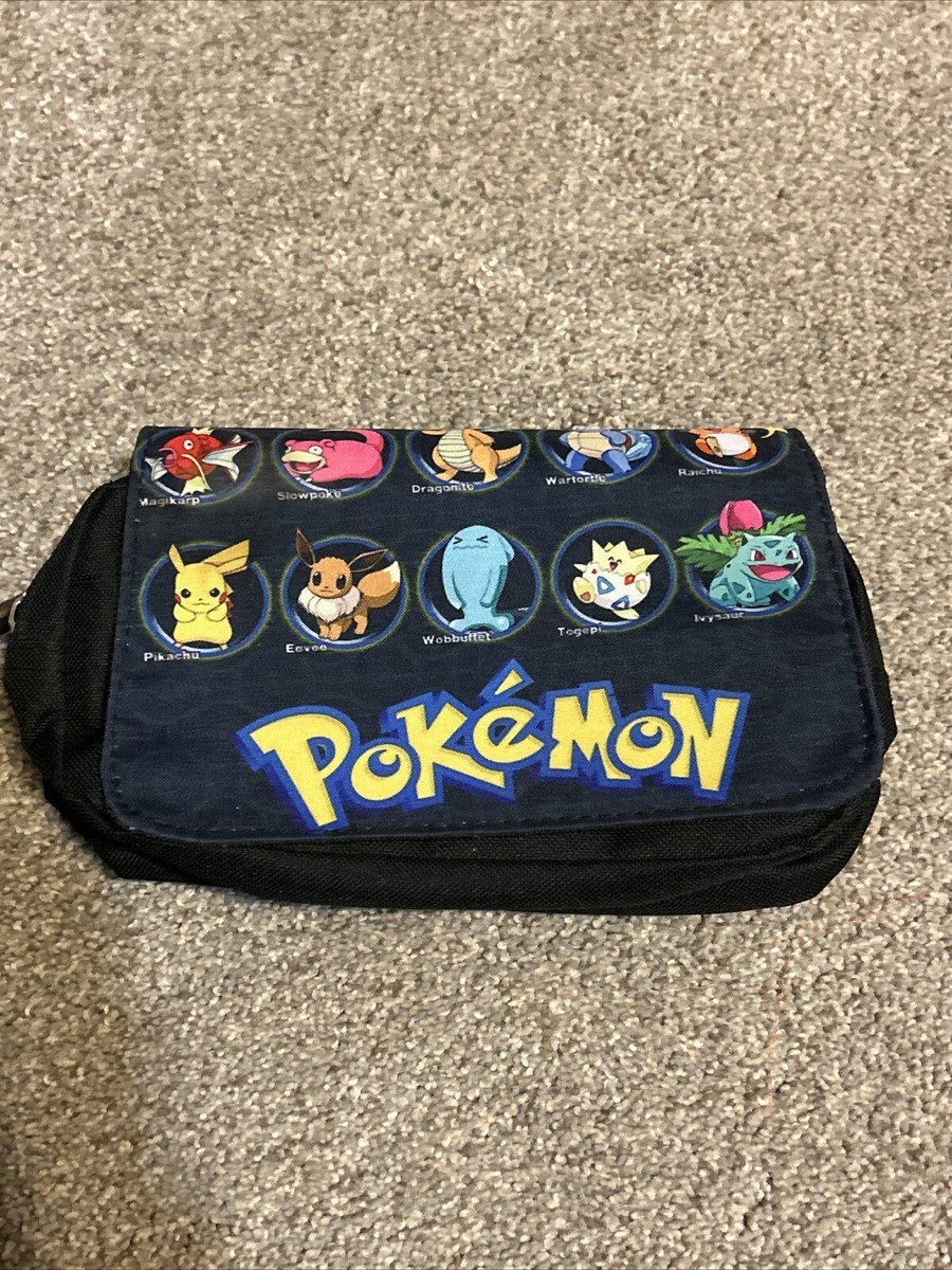Pokemon Travel Bag Classic For Games Logo Black Zip | eBay