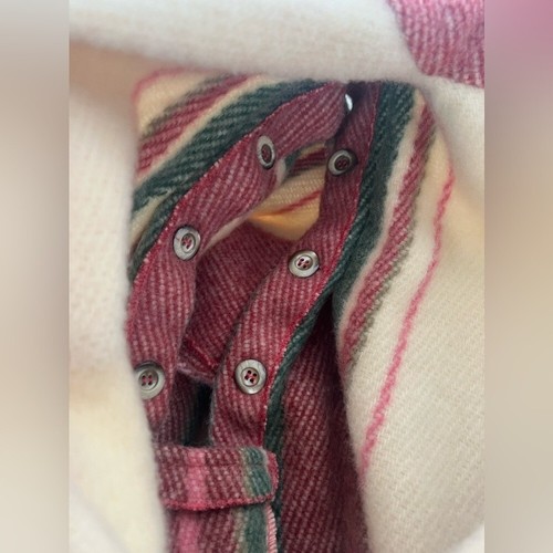 VTG Lillunn Design Of Norway  Pure Wool Coat/Vest  Sz L Southwestern Fringe Long - Bild 14 von 16