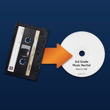 Audio Cassette Tape to CD .mp3 Conversion Service Mail-in Fast Turn Around