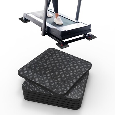 Pack Anti-Slip Equipment Mats for Gym Machines Shock