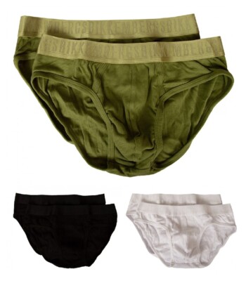 BIKKEMBERGS men's briefs 2-pack visible elastic stretch cotton underwear item BK