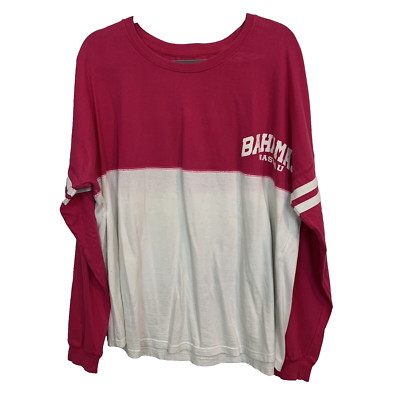 American Esprit Womans Bahamas Nassau Top Long SLeeve Size XXL Pink White