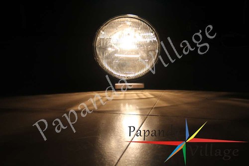 5.75" Headlight 12V Clear Headlamp For Harley Chopper Bobber Cafe Racer Crusier - Picture 9 of 10
