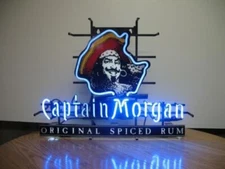 Captain Morgan Pirate Original Spiced Rum 20"x16" Neon Sign Bar Lamp Beer Light