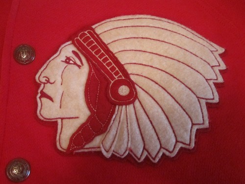 Polo Ralph Lauren Indian Head Football Varsity Jacket (RL2000 Red | Size: S) NWT - Picture 4 of 18