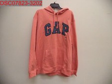 NWT - Stain, Gap Unisex Adult Light Coral Gap Logo Hoodie, Size XXL 500079265619