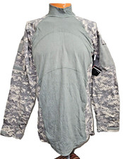 NEW MASSIF FR ARMY ACU DIGITAL COMBAT SHIRT FLAME RESISTANT MEDIUM UCP M NWT