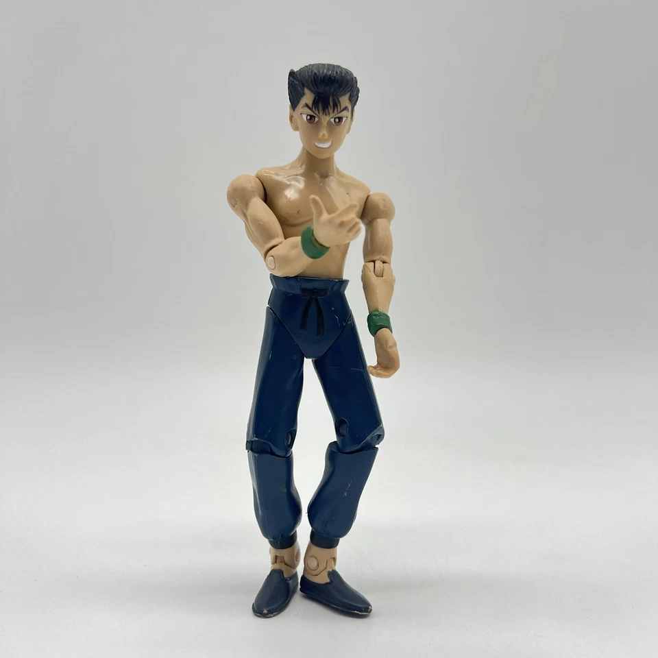 Figura de acción Jakks Ghost Files Yu-Yu Hakusho's Yusuke Urameshi 2004 solo suelta Foto 2 de 4