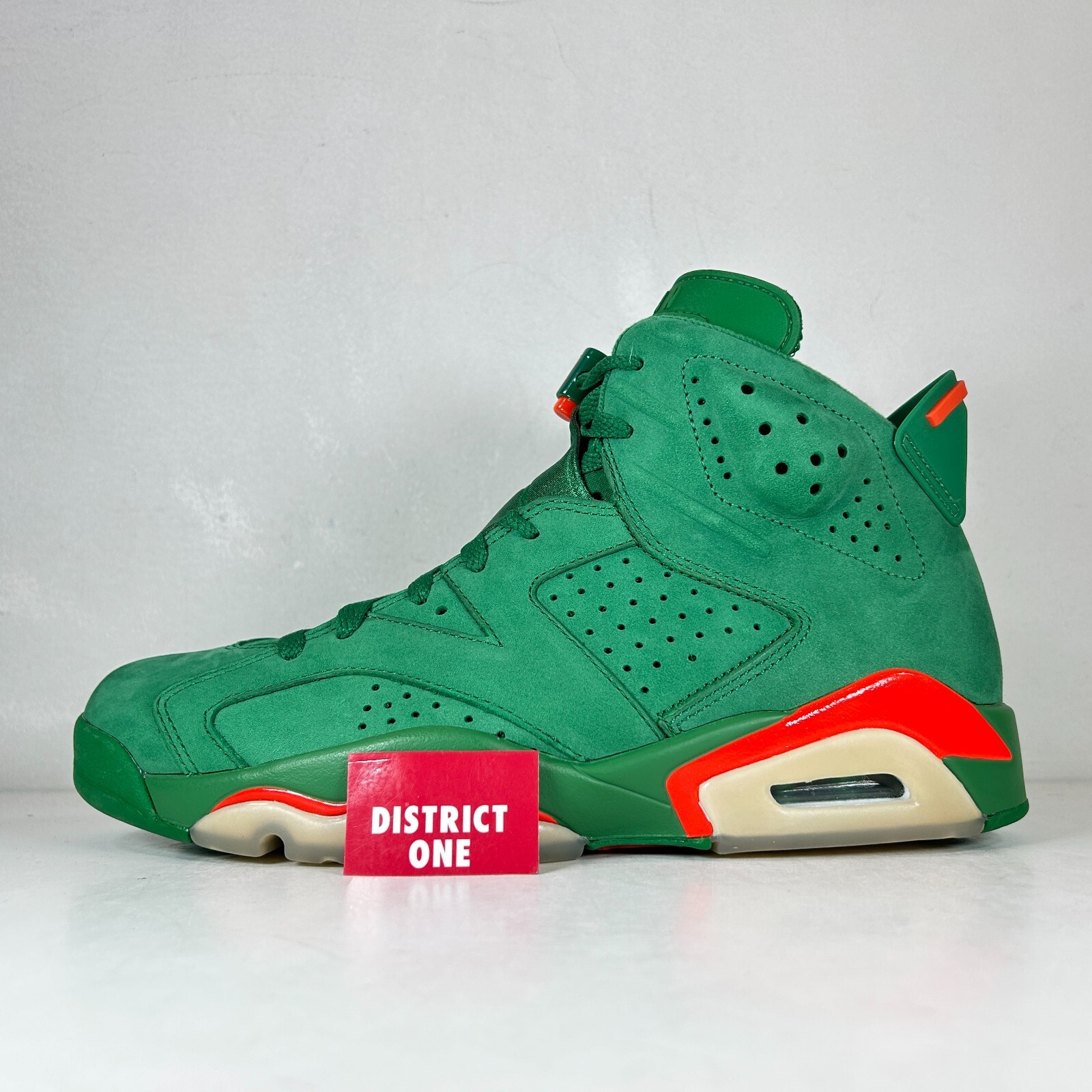 Кроссовки Air Jordan 6 Retro NRG из зеленой замши Gatorade - Размер 9 - AJ5986 335