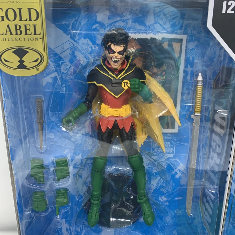 DC Multiverse Gold Label Nightwing Robin Lot DC Vs Vampires Death of the Family - Image 2 of 4