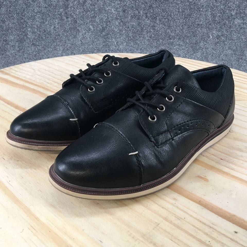 Arizona Zapatos Jóvenes Niños 3 M Peluquero Informal Tenis 624-6043 Cuero Negro Foto 3 de 4