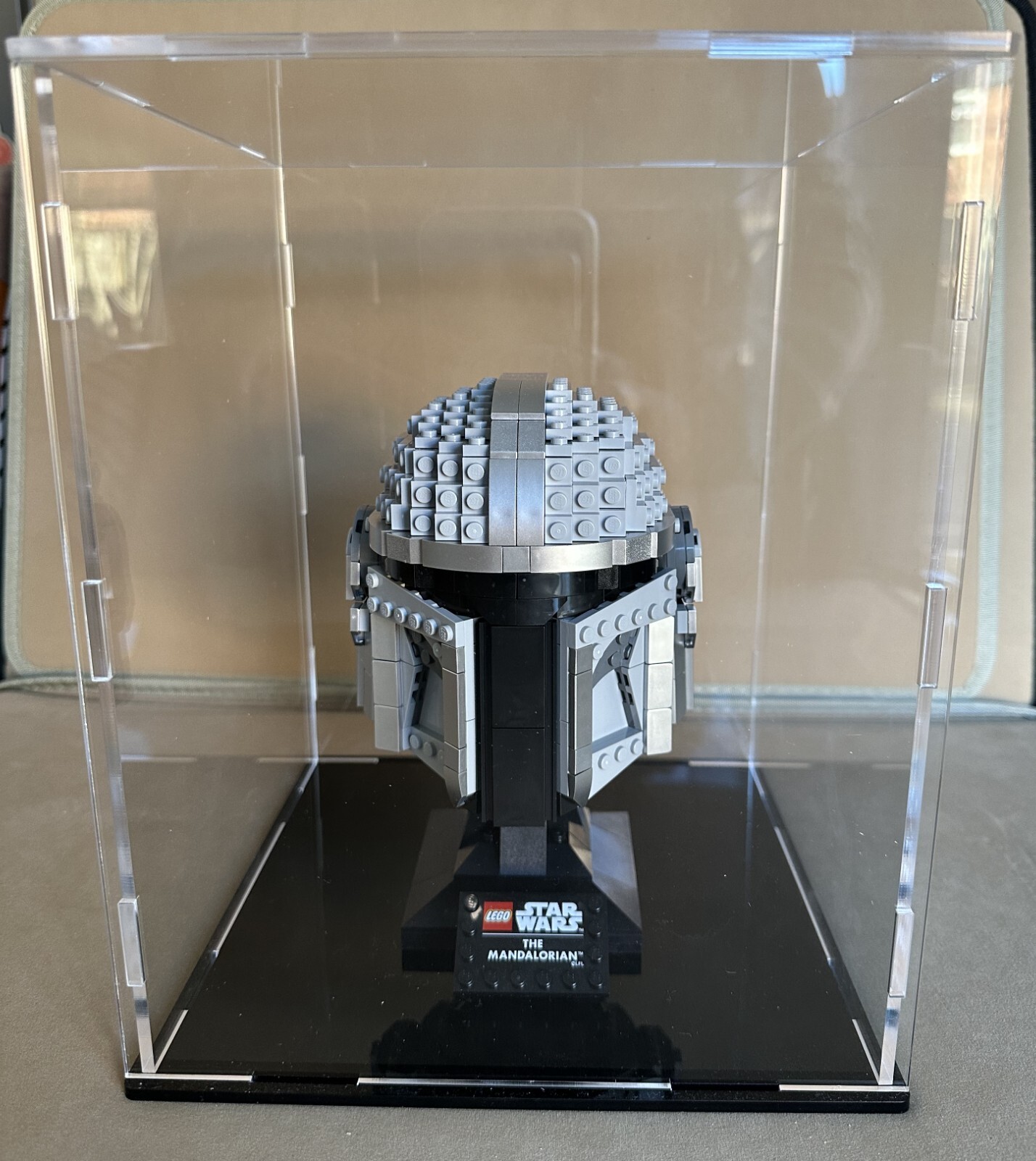 2 pack, 4mm Acrylic display case for Lego Helmet series  and other collectibles