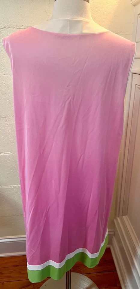 Conjunto de Camisón y Bata De Colección Años 60 Rosa, Blanco, Verde Nylon Mod Camisón Lencería Talla M Foto 3 de 4