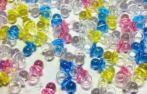 clear pacifiers for baby shower
