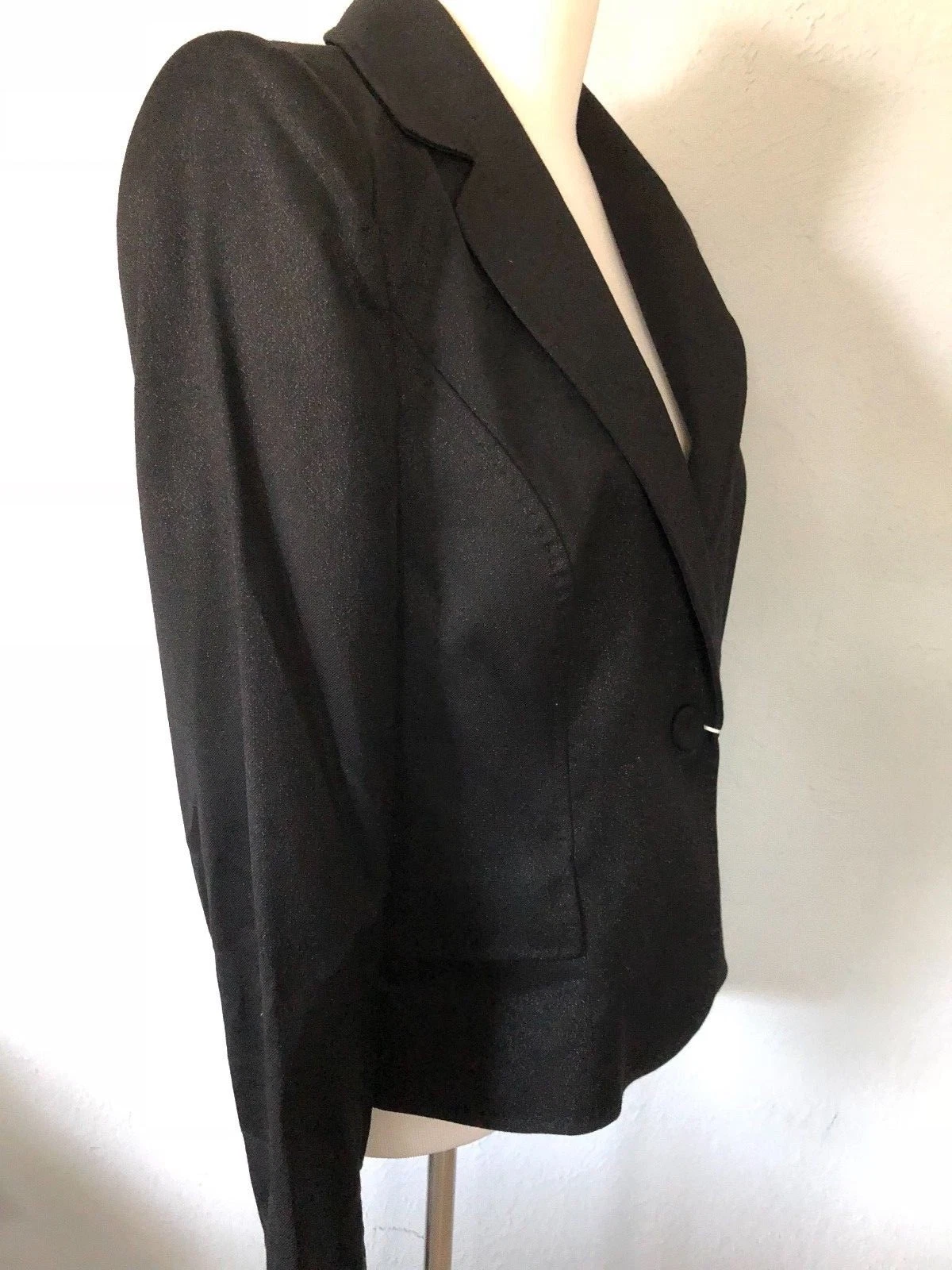 **48**12*L* VALENTINO Roma Luccicante Lana Foderata abito tunica blazer ITALIA