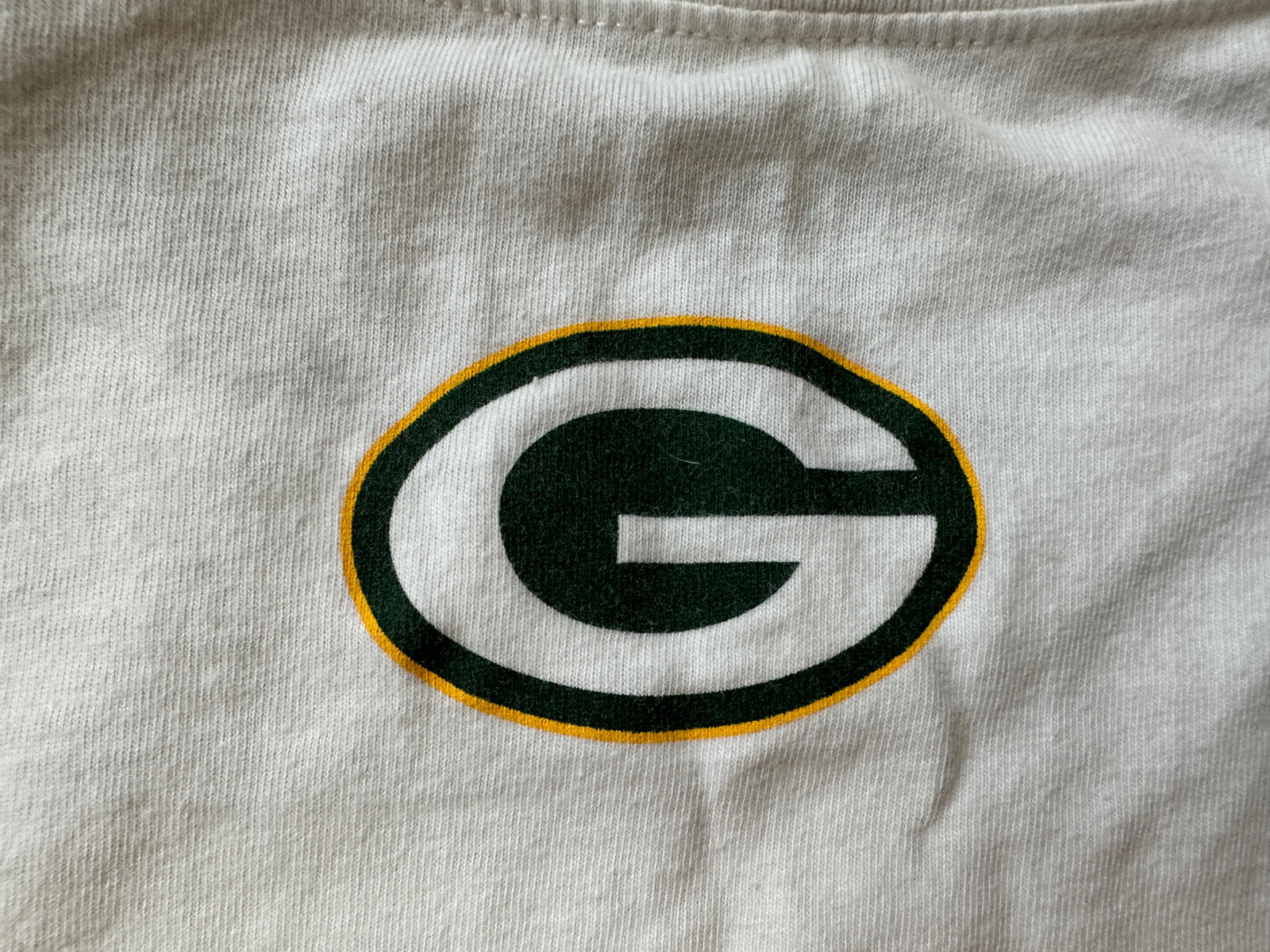 Green Bay Packers 90 Years 1919-2009 Reebok White Womens T-Shirt  XL thumbnail 4