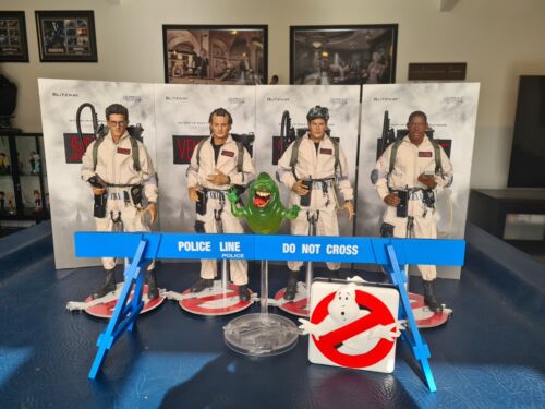 Blitzway 1/6 Ghostbusters Special Pack - 4 figure set + Slimer, Sign & Barricade - Zdjęcie 1 z 15