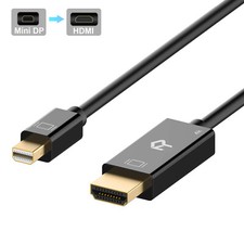Rankie Mini DisplayPort Mini DP to HDMI Cable, 4K Ready, 6 Feet