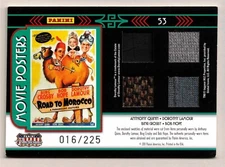 Americana Movie Posters: Quad Material Quinn / Crosby / Lamour / Hope # 53, /225