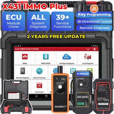 Launch X431 IMMO PLUS PRO Key Programming Tool Full System