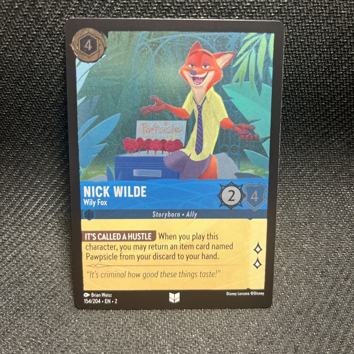 XLOV UXLXVE トレカ　キツネ　ニック Disney Lorcana Nick Wilde - Sly Fox - Azurite Sea | eBay
