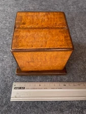Vintage Wooden Table Cigarette Dispenser