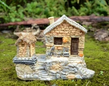 Cottage Nostalgic Furnishing Statue Garden Sculpture Tabletop Figurine Decor