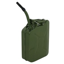 Green Jerry Steel Tank NATO Style Storage NEW 5 Gallon Can Oil 20 L
