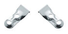 Fulton Exterior Sun Visors Stainless Steel Center Mount Bracket Support Clips Pr