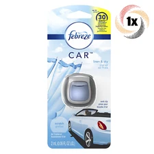 1x Pack Febreze Car Linen & Sky Scent Car Vent Clip Odor Air Freshener | 2mL