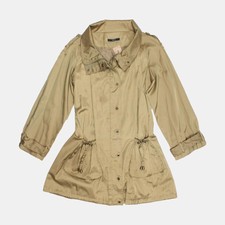 South Trench Coat / Size 16 / Womens / Green / Cotton