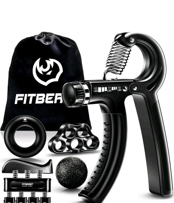 FitBeast Grip Forearm Hand Grips Strengthener Kit@ Adjustable Resistance! New!
