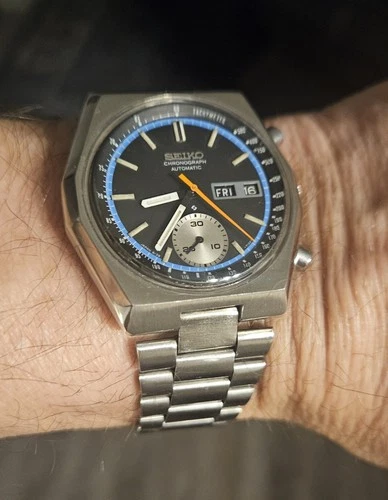 Seiko 6139 7080 Vintage Automatic Chonograph Watch