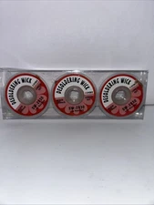 SYOKO 3 Pack Desoldering Wick, Braid Length 10ft/3M Width 2.0mm, No-Clean Solder