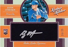 2019 Panini Leather Lumber Ryan O Hearn Rookie Leather Black /25