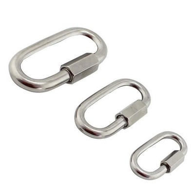 Quick Link Kettenverbinder für Fitnessgeräte und für Camping 8mm 12mm