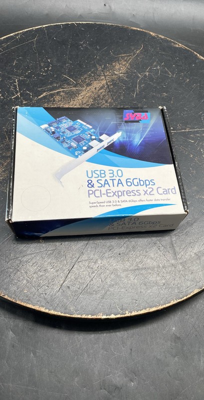 Syba SD-PEX50055 USB 3.0 SATA 6Gbps PCIe x2 Expansion Card Adapter Unit