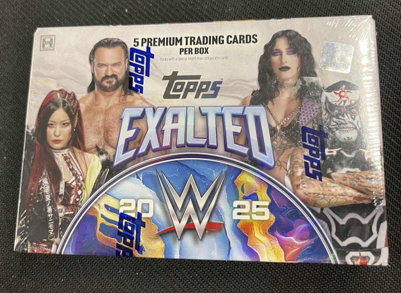 2025 Topps WWE Exalted Hobby Box! 2 Autos per box NO RESERVE!